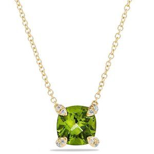 SOLD NEW David Yurman 18KYG Peridot Châtelaine